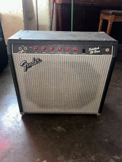 Fender Sidekick 35 Bass Amp Mid-80s - Black
