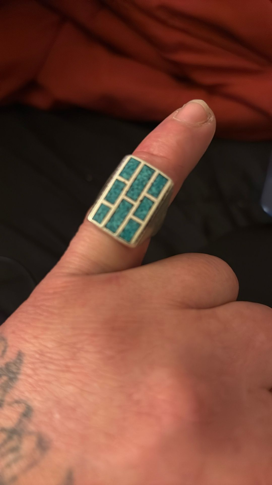 Turquoise Ring Cost 244$ Originally 