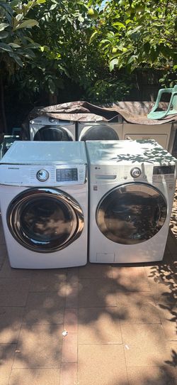 LG washer and Samsung gas dryer working condition