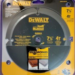 DeWalt 7-1/4 4t Diamond Tipped Skill Saw Blade DWA3193PCD