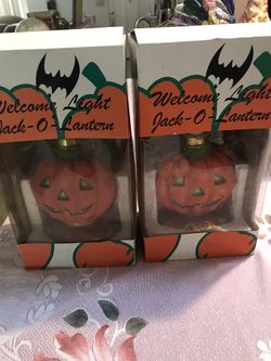 Jack -O - Lantern Lamps