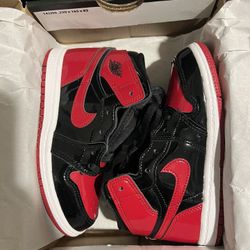 Jordan 1 High Patent Bred TD