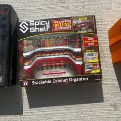 Spicy Shelf Stackable Cabinet Organizer – Set of 2 (New)