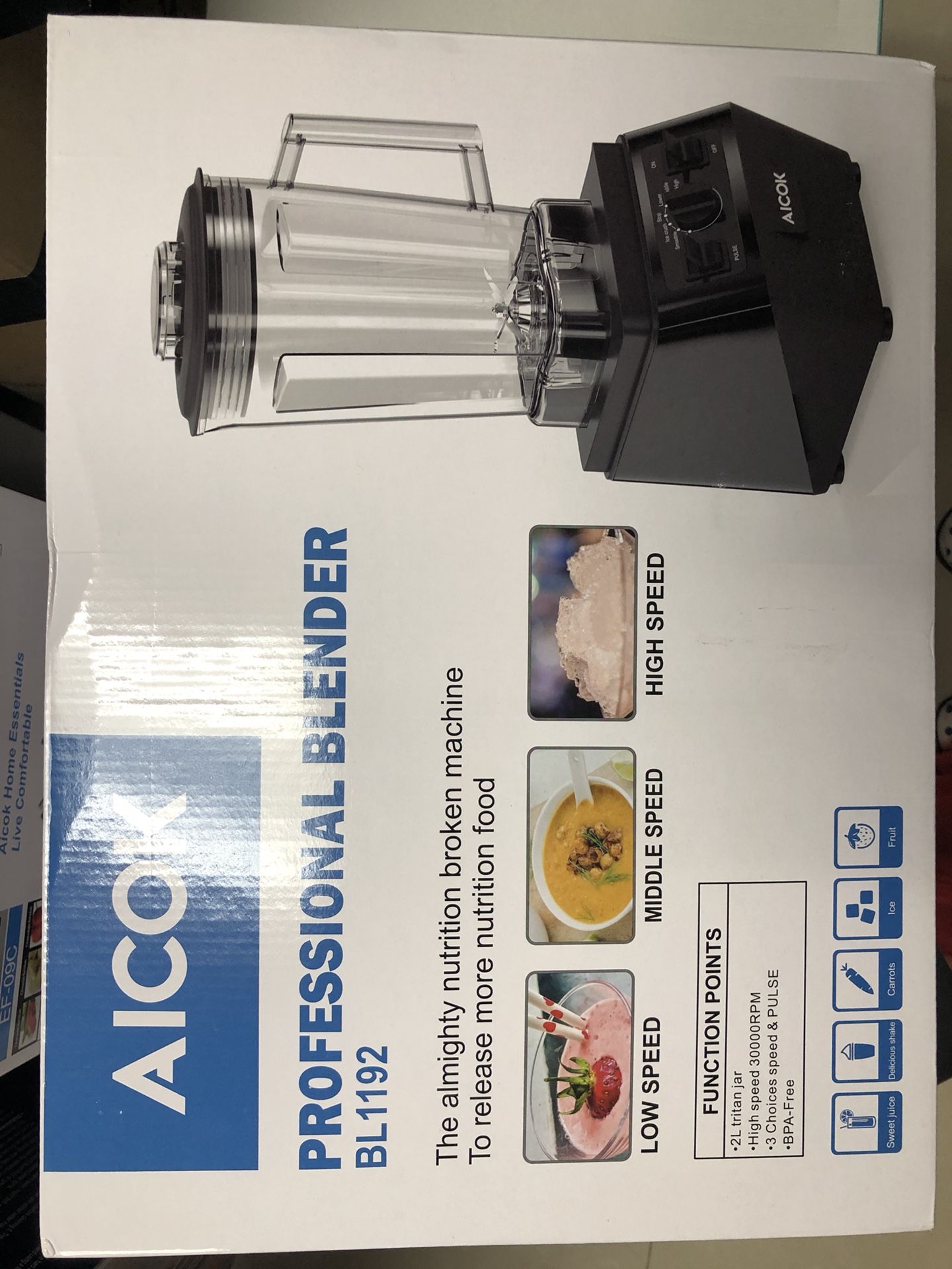 High speed blender