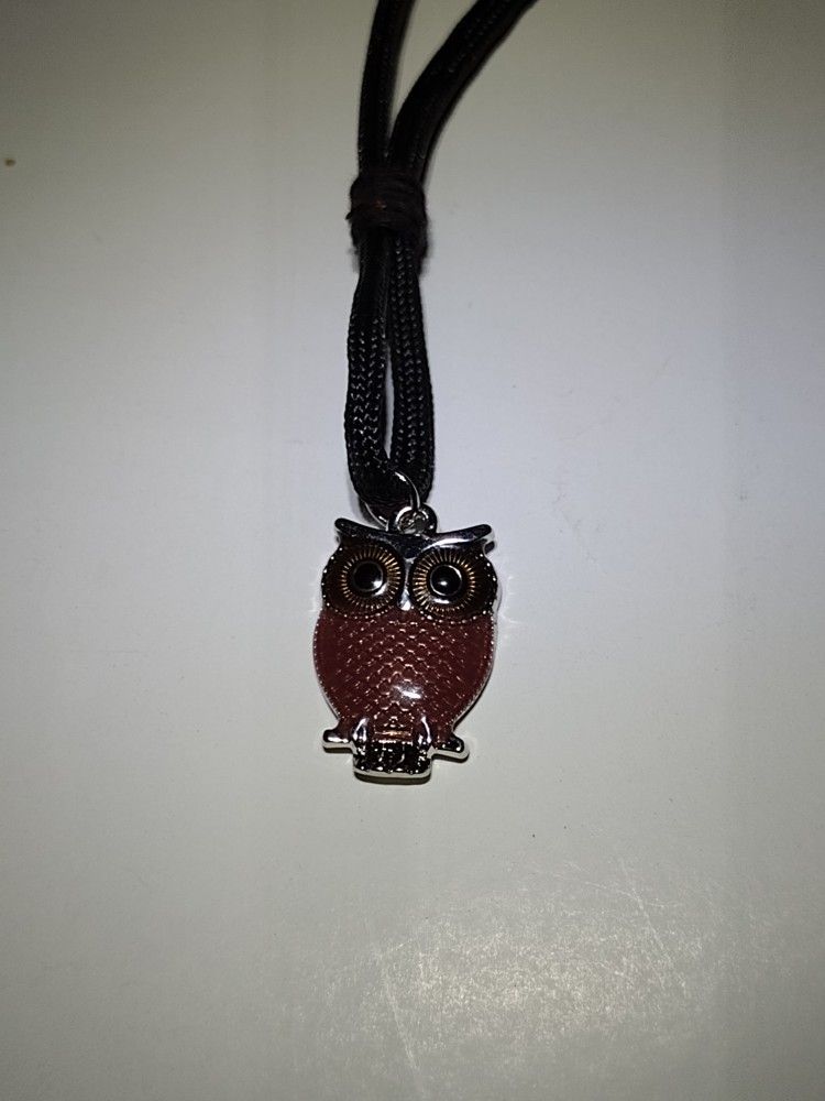 Wise Owl/Paracord Necklace