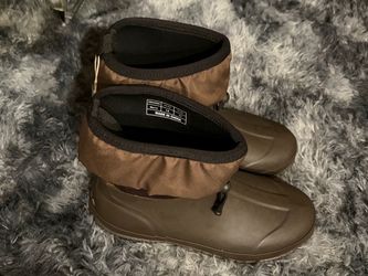 Men's Brown Winter Ankle Boots Size 12