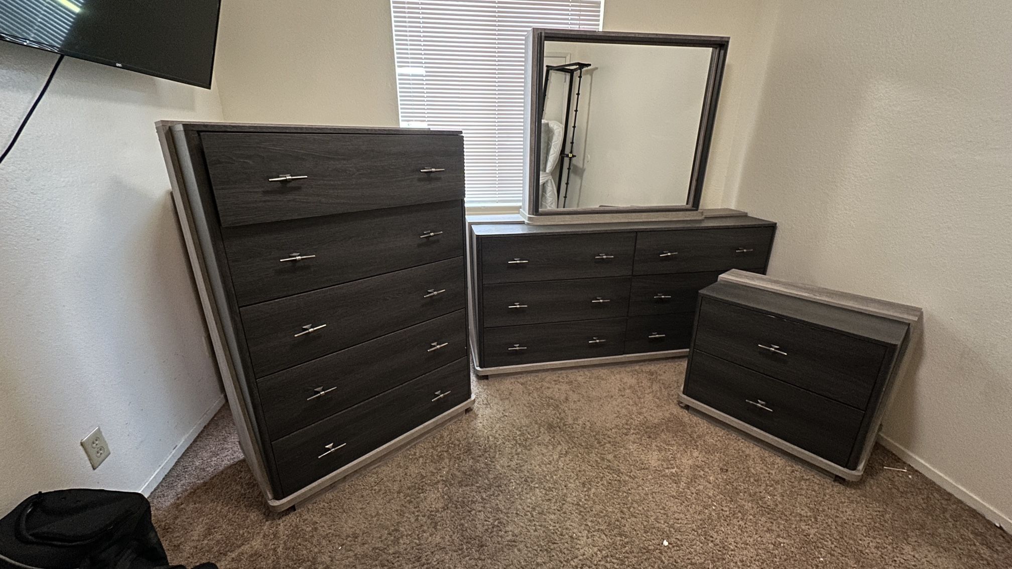 Dresser/ Mirror, Chest, Nightstand | OBO
