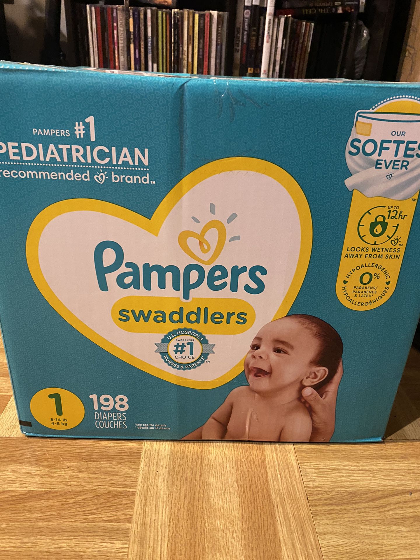 Pampers Size 1 - One Month Supply 
