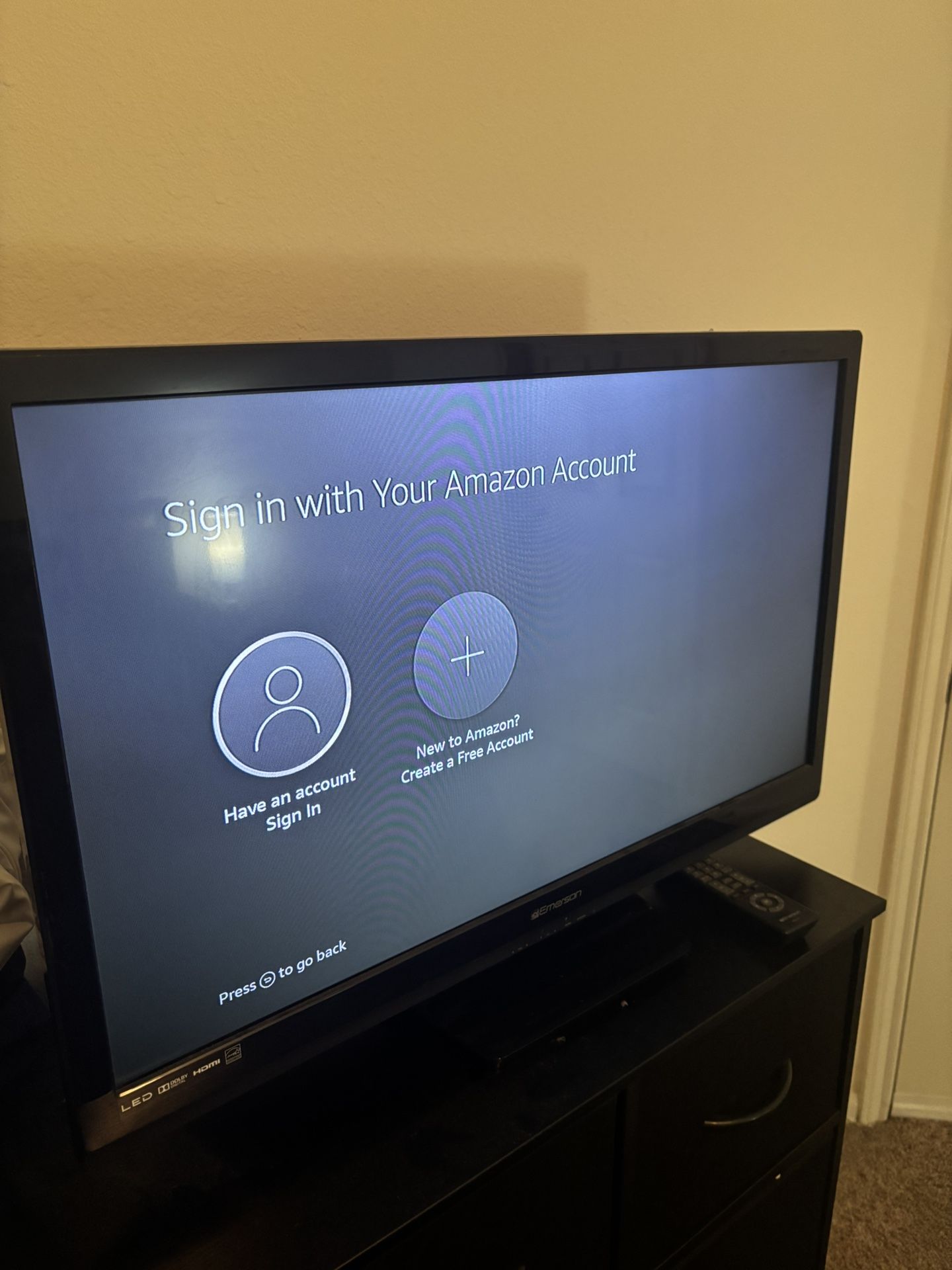 Emerson 32” LED TV - HDMI + Remote