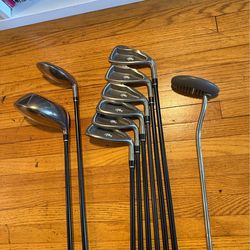 Ladies Flex  / Riley Golf Club Set / 9 clubs / RAM Zebra Putter