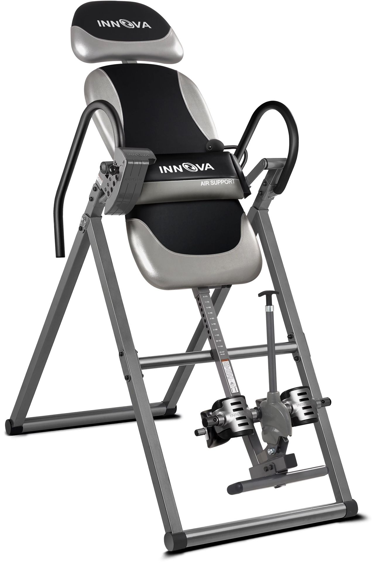 Innova ITX9900 Heavy Duty Inversion Table with Air Lumbar Support Gray/Black - None
