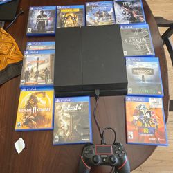 PlayStation 4 Bundle with controller 16 games