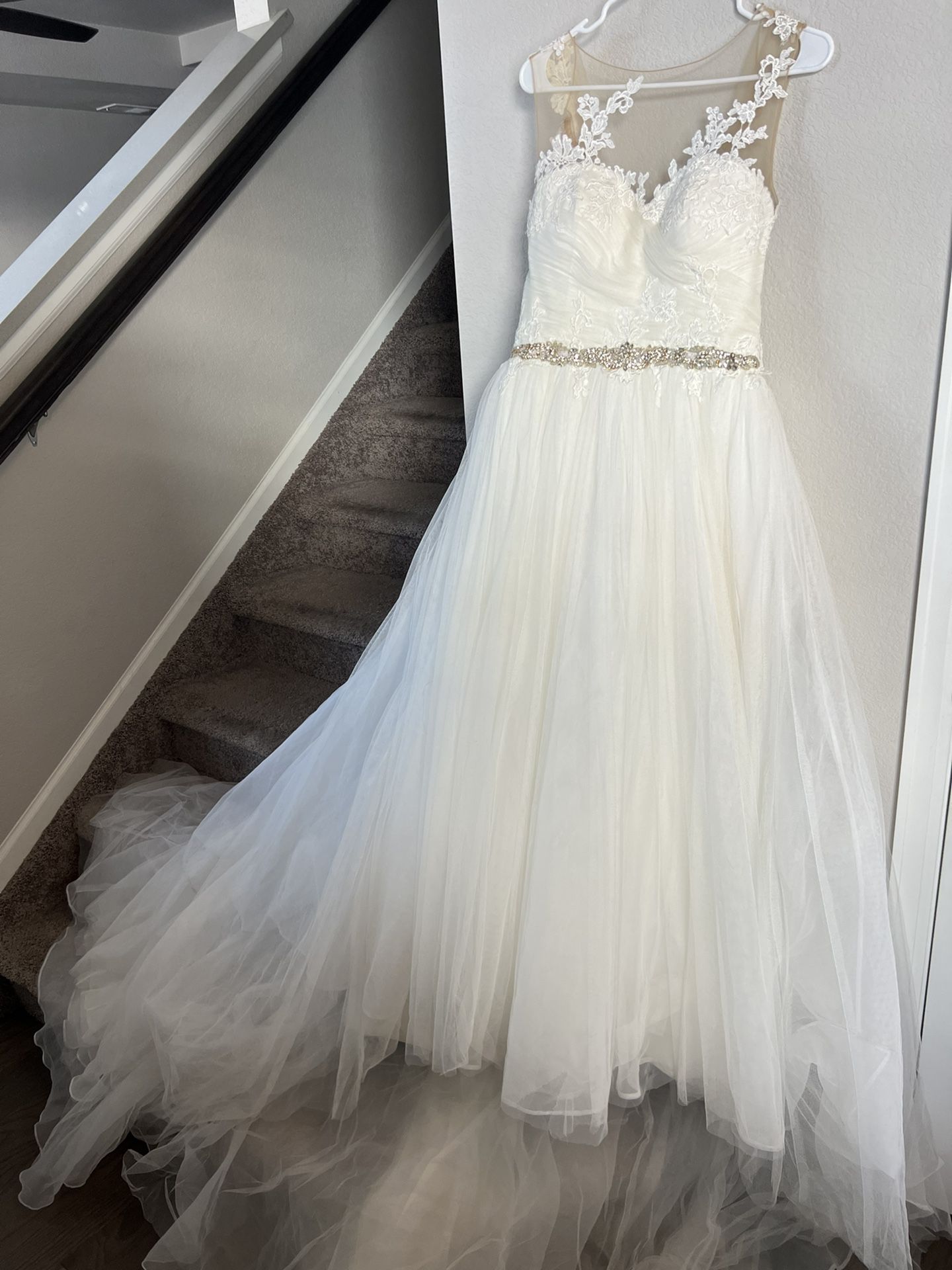 Mary’s bridal gown