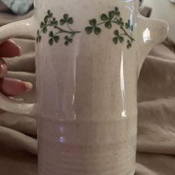 Irish Brendan Erin Stone Wild Shamrock Milk Jug