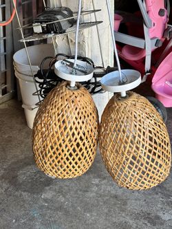 Cool Tiki Style Hanging Lights