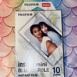 ❄️💙FUJIFILM BLUE MARBLE 10 SHEETS OF FILM🎞️❄️💙