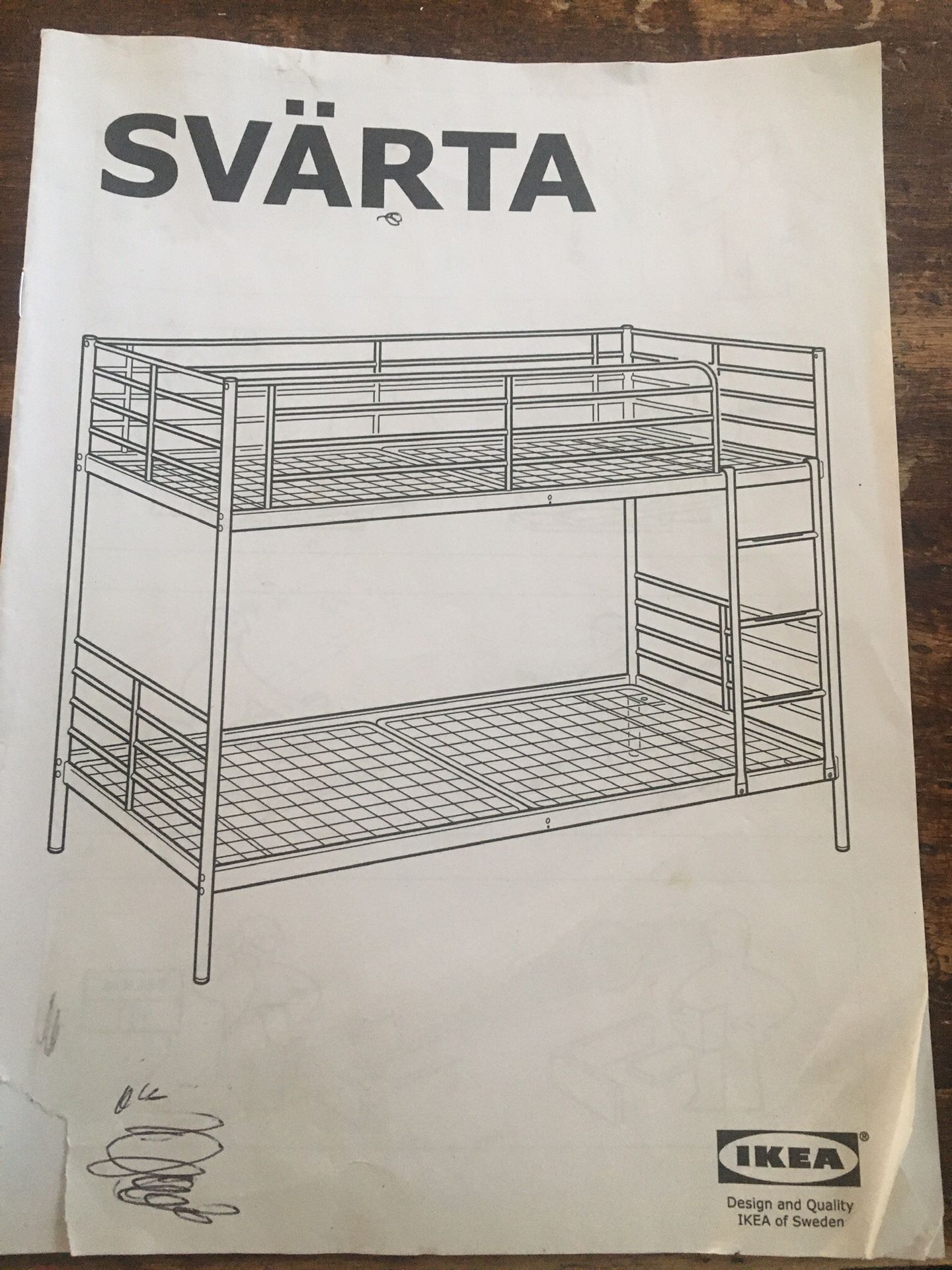 Metal Bunk Bed from Ikea
