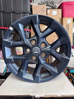 Matte Dark Blue Alloy Wheel Rim
