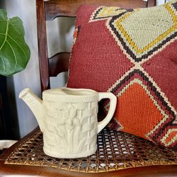 Vintage Pottery USA SHAWNEE Gloss White Vase Planter Bouquet Watering Can Vase