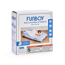 Boys Blue Car Air Mattress