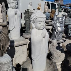 Concrete Buddha Statue / Cement Backyard Patio Garden Buddhas