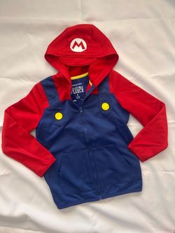 Super Mario zippered hoodie kids size 8