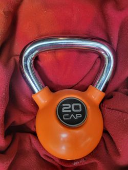 CAPS 20LB KETTLEBELL 
EXCELLENT CONDITION 
11525 S HALSTED/7111.S WESTERN 
20$  CASH ONLY AS IS