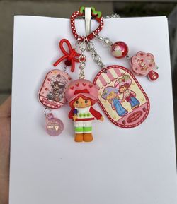 🍓🍰 Strawberry Shortcake Keychain 🍓🍰