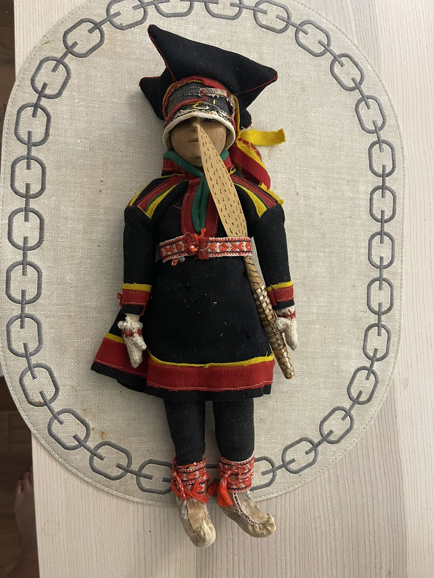 Antique Vintage Finnish Lapland Folk Doll