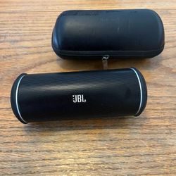 JBL Flip 2 Portable Bluetooth Round Barrel Shape Speaker With Zip Case