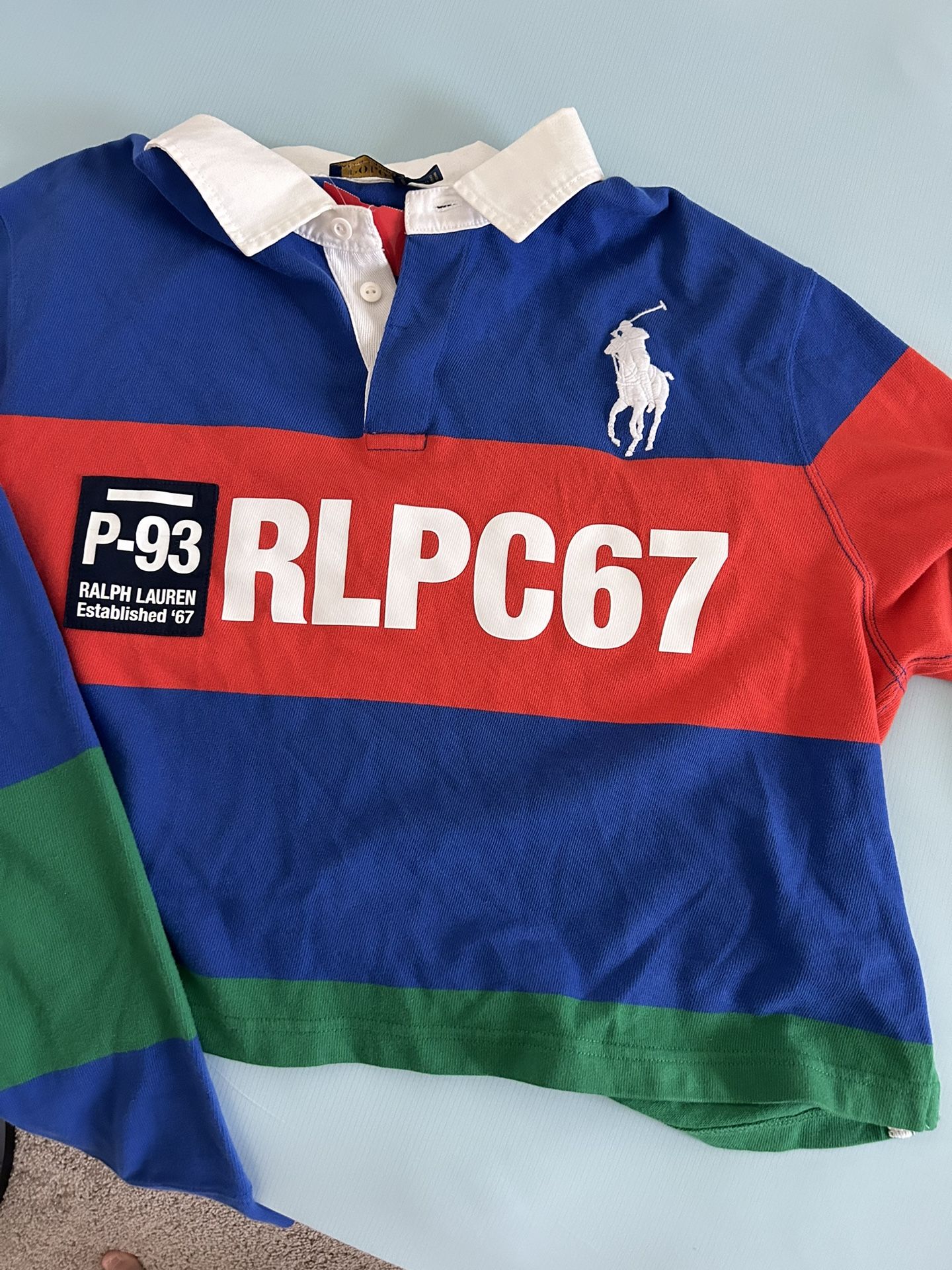 Vintage Polo Ralph Lauren Rugby Shirt P-93 RLPC67