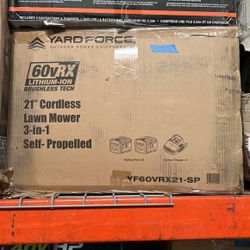 YardForce 60v 21” Lawn Mower 3-in-1 