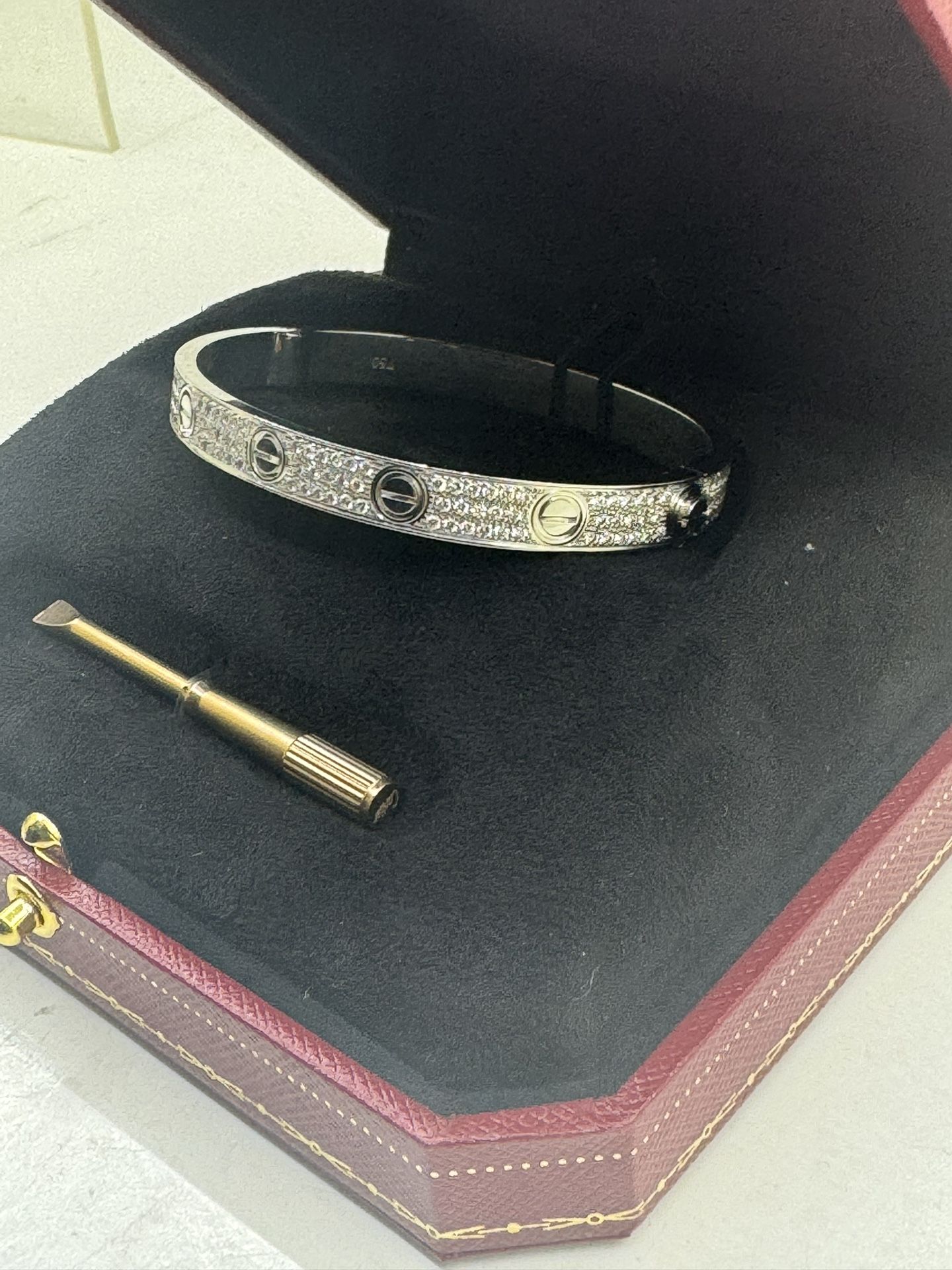 Diamond Bracelet 18k White Gold 