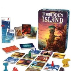 Forbidden Island Card Game Complete In Collectible Tin Ages 10 And Up 2-4 Players Gamewright Games. Forbidden Island is a cooperative board game where