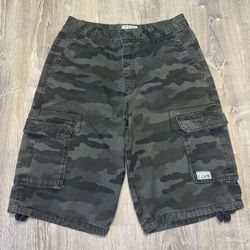 Pro Club Cargo Shorts 32 Camo Tactical Zip Fly Belt Loops Streetwear Utility
