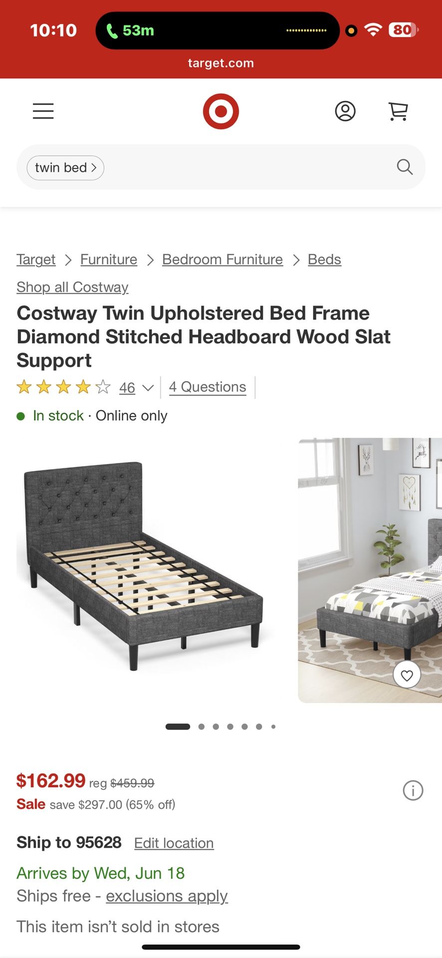 Twin Bed Frame