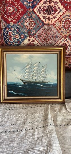 Painting from K.Haskell dimensions height 28” wide 32”