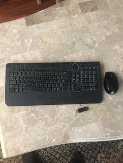 Wireless keyboard and mouse