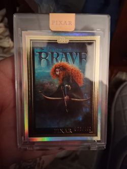 Brave 72/100 Disney Pixar Gold Wall Art