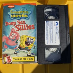 SpongeBob SquarePants Deep Sea Sillies VHS 