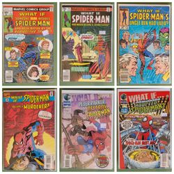 18 What If? Comics From Marvel. 17 of them are Spider-man related