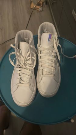 Puma White High-Top Sneakers
