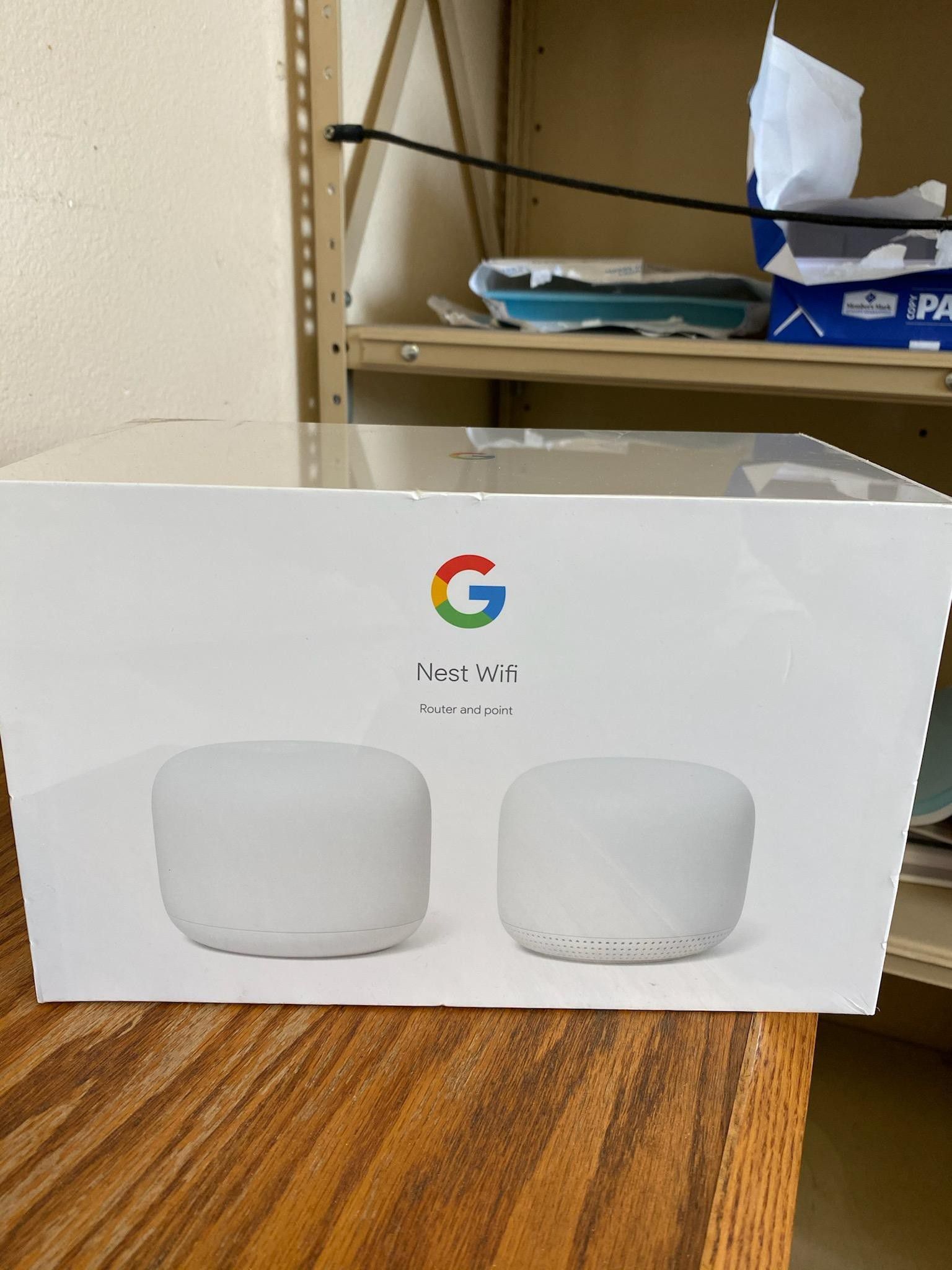Google Nest WiFi Router and Point 2-Pack System
