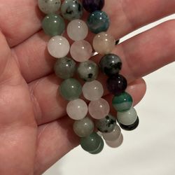 Natural Stone Bead Bracelets
