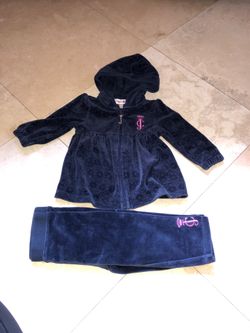 Juicy Couture like New baby girl track set size 6-12 months