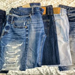Mens Pants Shorts Jeans - Ropa De Hombre Pantalones - American Eagle, Hollister, Levi's, Abercrombie, Aeropostale, Pacsun