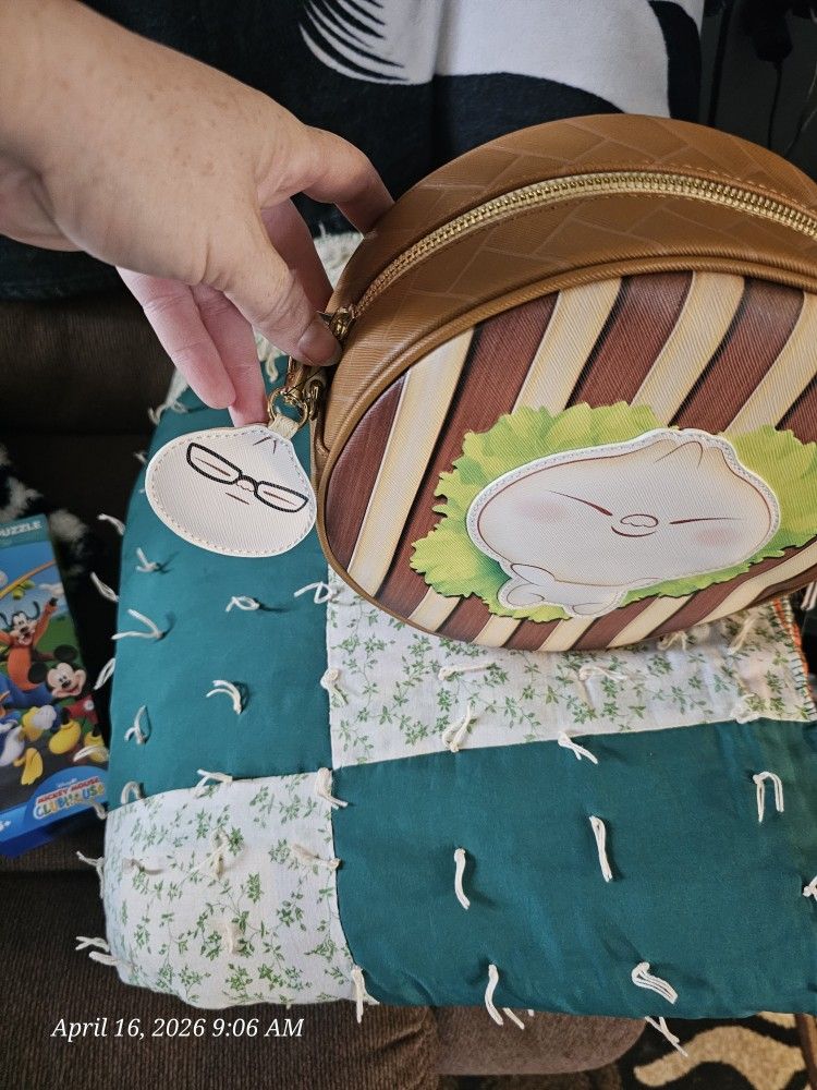Loungefly Disney-Pixar Bao Bamboo Steamer Crossbody Bag