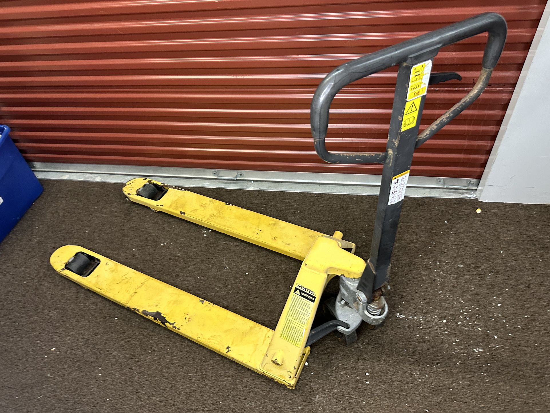 2015 HYSTER YELLOW PALLET JACK HEAVY COMMERCIAL EQUIPMENT LIFTING 