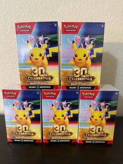 Pokemon 30th Celebration - Booster Bundles