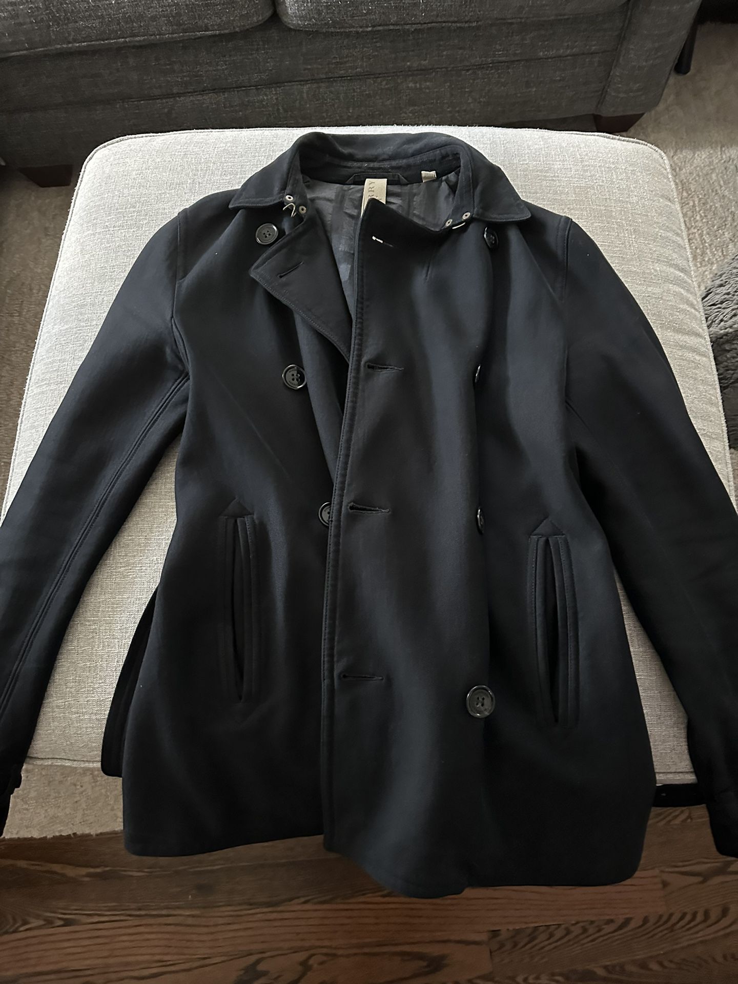 Size Small Jersey Burberry Coat 